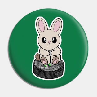 Puck Bunny (Aromantic / Aro) Pin