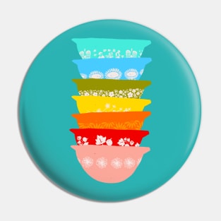 Rainbow Pyrex Pin