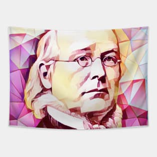 Horace Greeley Pink Portrait | Horace Greeley Artwork 13 Tapestry