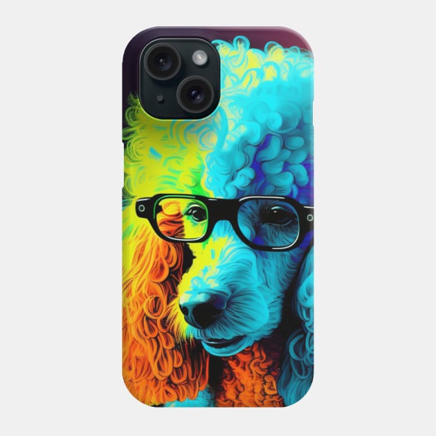 Nerdy Pop Art Poodle Phone Case by Star Scrunch