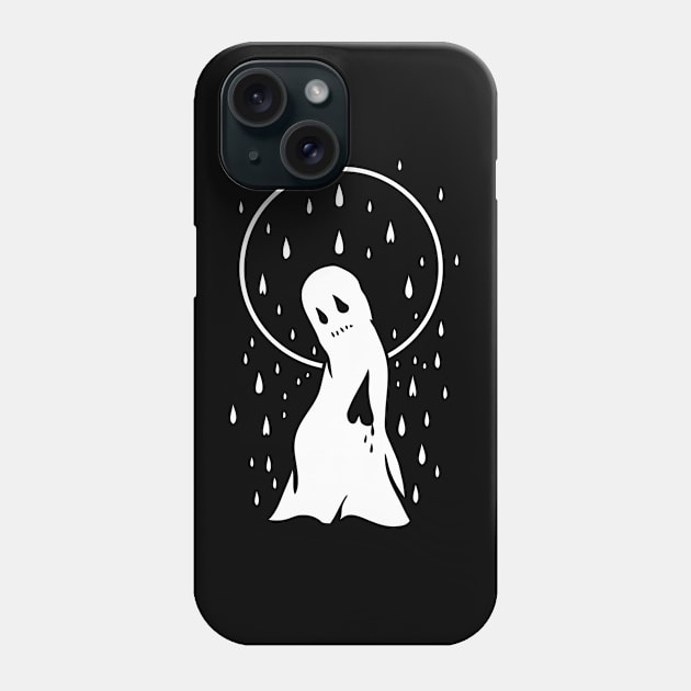 sad ghost Phone Case by somatosis