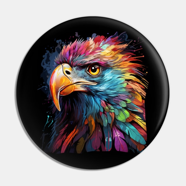 Vulture Rainbow Pin by JH Mart