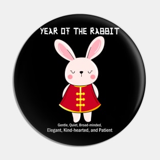 Year Of The Rabbit 2023 Zodiac Happy Chinese New Year 2023 Pin