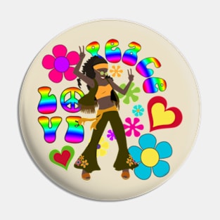 Black Hippy Chick Pin