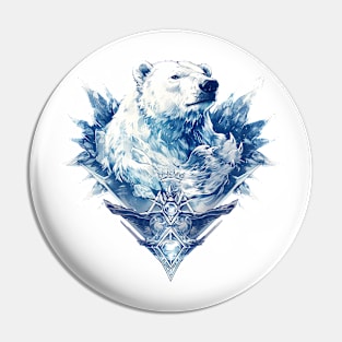 polar bear Pin