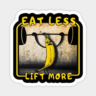 Banana weightlifting Magnet