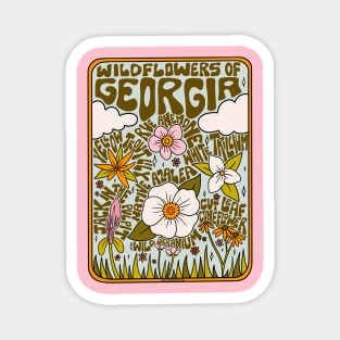 Georgia Wildflowers Magnet