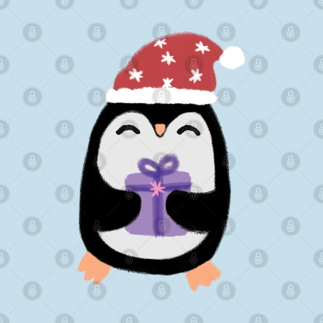 Christmas penguin by Veyiive