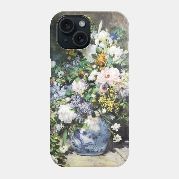 Spring Bouquet by Pierre Renoir Phone Case by MasterpieceCafe