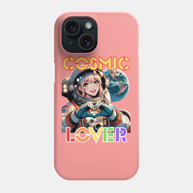 Kawaii, Anime Girl, Cosmic Lover | Catsie Cat Phone Case by Catsie Cat