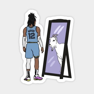 Ja Morant Mirror GOAT Magnet