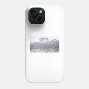 Trees In Snow Phone Case