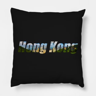 Victoria Peak, Hong Kong And Kowloon, Text Pillow