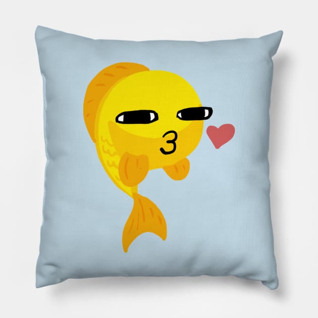 Fishy Pillow by devilcat