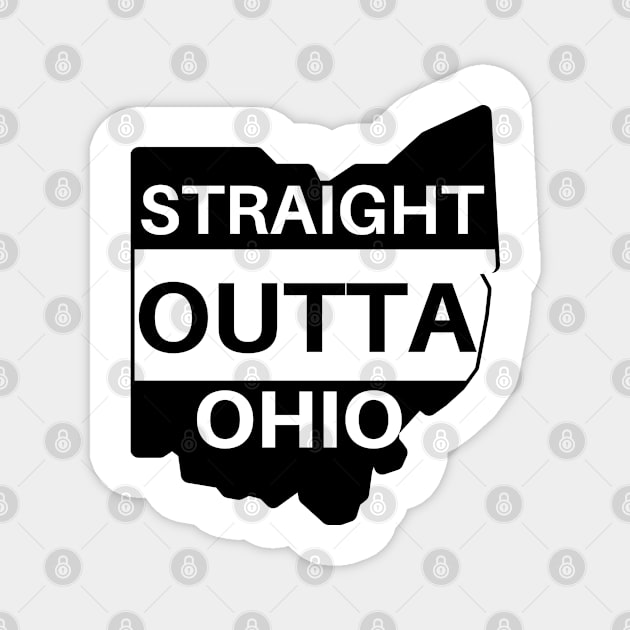 STRAIGHT OUTTA OHIO Magnet by Official Friends Fanatic