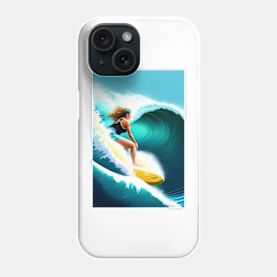 Woman Surfer Phone Case