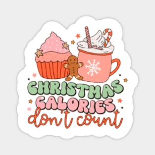 Christmas Calories | Merry Christmas 2022 | Christmas Coffee | Family Christmas | Holiday Christmas Magnet