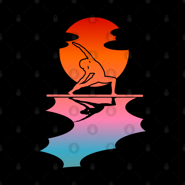 Paddle board yoga by mailboxdisco