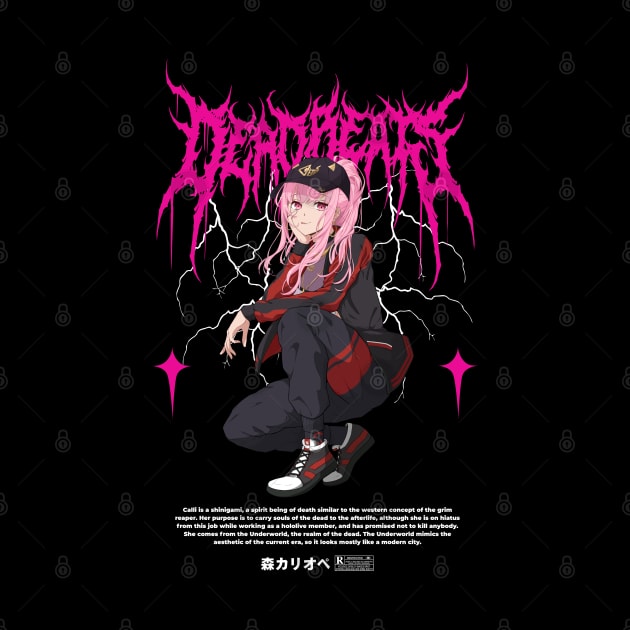 Hololive English Mori Calliope - Deadbeats by Waifuku Merch