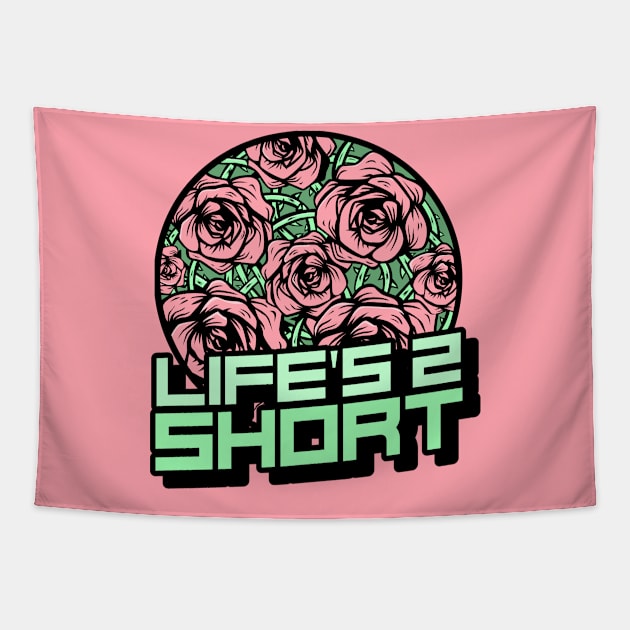 Rose Garden Tapestry by Life's 2 Short 