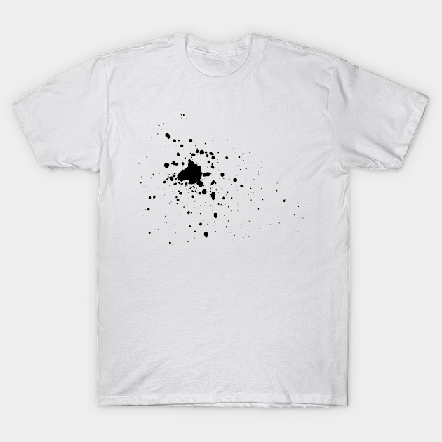 Splattered Ink Dots Creative Art - Ink - T-Shirt