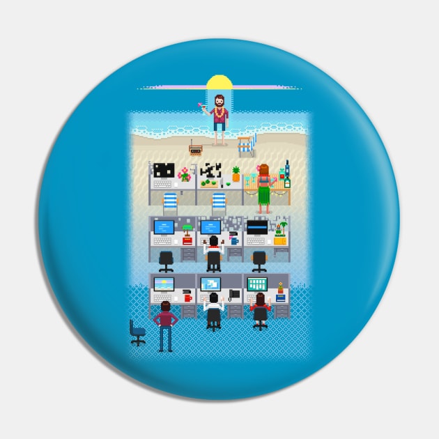 Office Oasis Pin by Made With Awesome