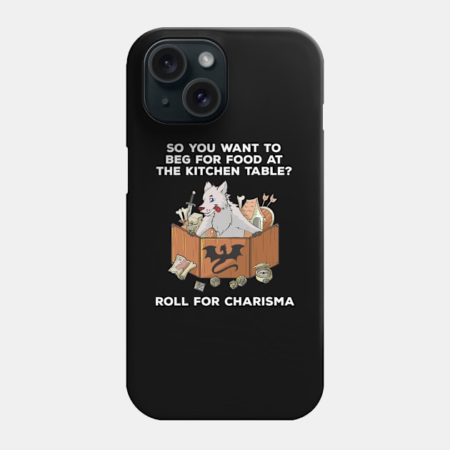 RPG Pen and Paper PnP Dog Roleplaying Dogs Meme DM Gift Idea Phone Case by TellingTales