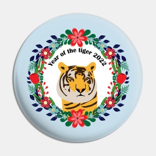 Year of the tiger 2022 - flowers Pin