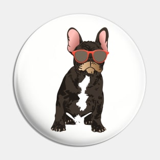 Cool French Bulldog T-shirt for Dog Lovers Pin