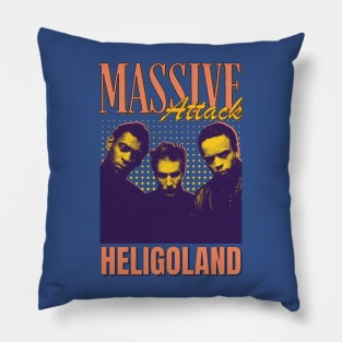 Massive Attack Vintage 1988 // Heligoland Original Fan Design Artwork Pillow