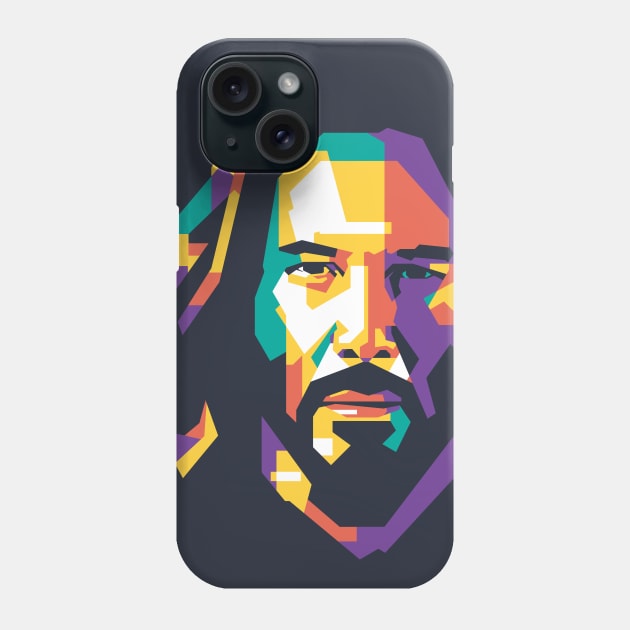 Keanu Reeves on WPAP Phone Case by pentaShop