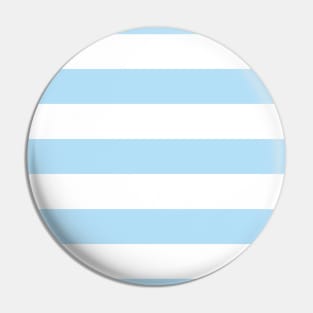 Blue Stripes, White Stripes, Striped Pattern Pin