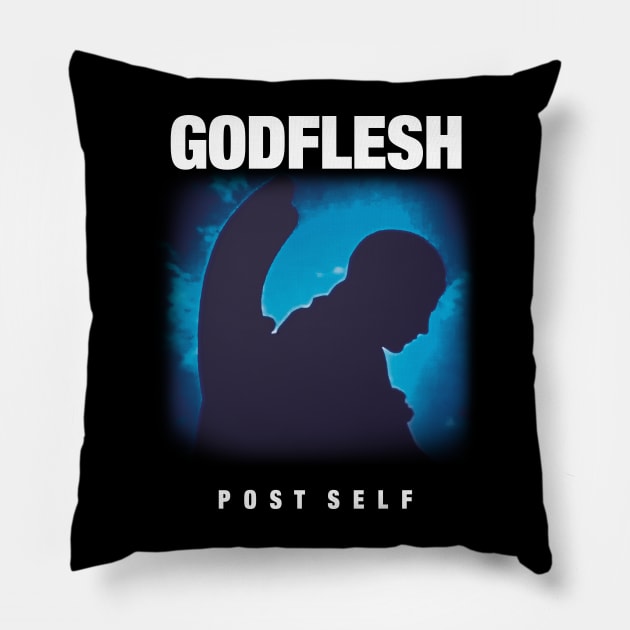 Godflesh Post Self Pillow by Mey X Prints