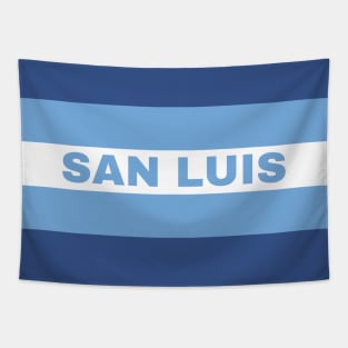 San Luis City in Argentina Flag Tapestry