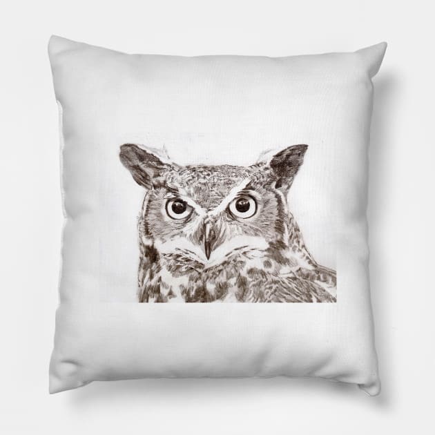 Owl Pillow by Grant Hudson