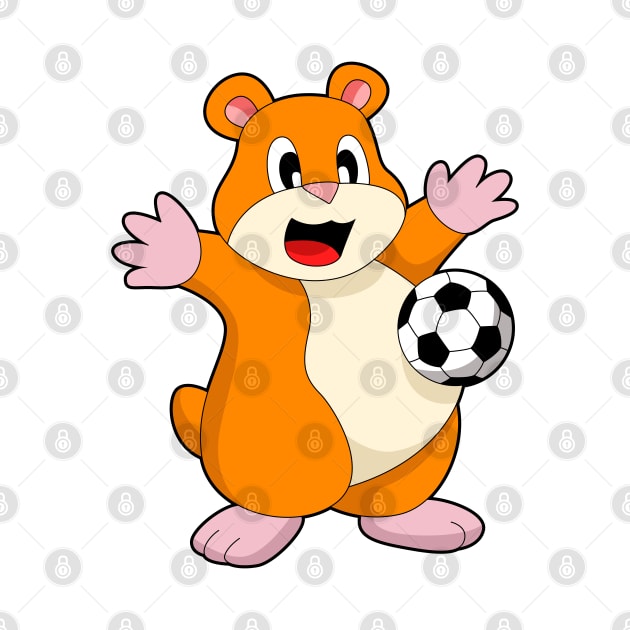 Hamster Soccer player Soccer by Markus Schnabel