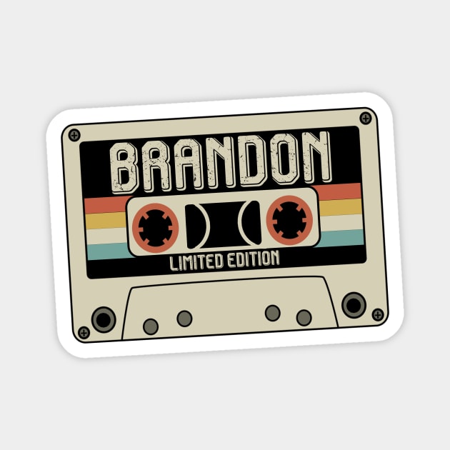 Brandon - Limited Edition - Vintage Style Magnet by Debbie Art