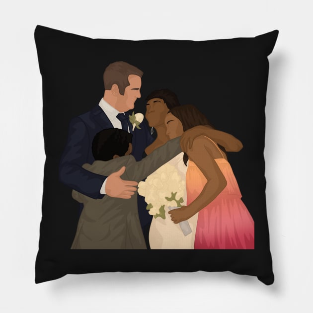 The Grant-Nash Family | 911 Pillow by icantdrawfaces