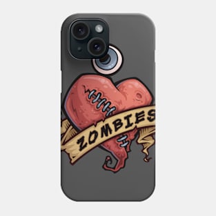 I Love Zombies Phone Case