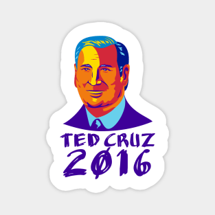 Ted Cruz President 2016 Retro Magnet