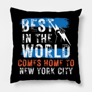 BEST IN THE WORLD COMES HOME TO NEW YORK CITY CM PUNK WWE Pillow