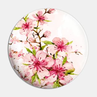 Watercolor Spring Flowers 2 Pin