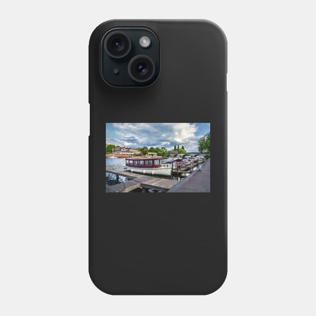 Moorings at Henley on Thames Phone Case by IanWL