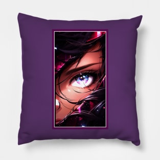 Anime Girl Eye | Quality Anime Artwork | Anime Aesthetic | Manga Anime Art Pillow