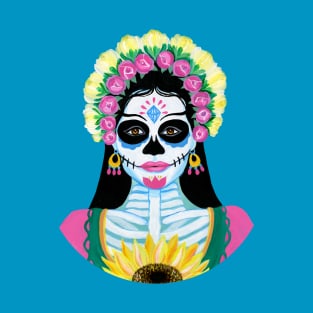 Day of the Dead Sugar Skull Girl T-Shirt