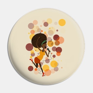 Funky girl Pin