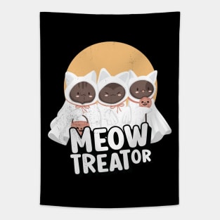 Meow or treat Tapestry