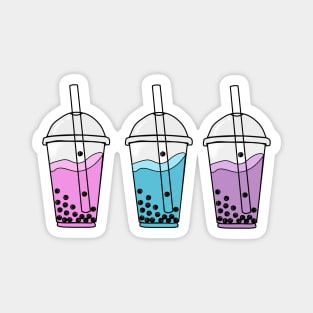 Boba Tea Drinks Magnet