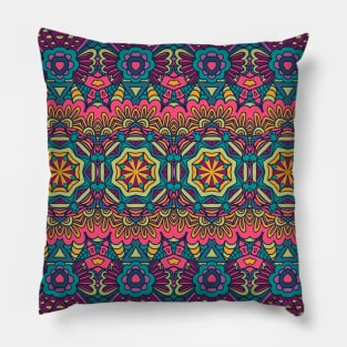 Red Pattern Bohemian Pillow