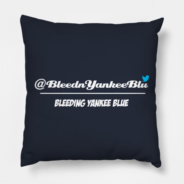 BYB Twitter Design Pillow by Bleeding Yankee Blue